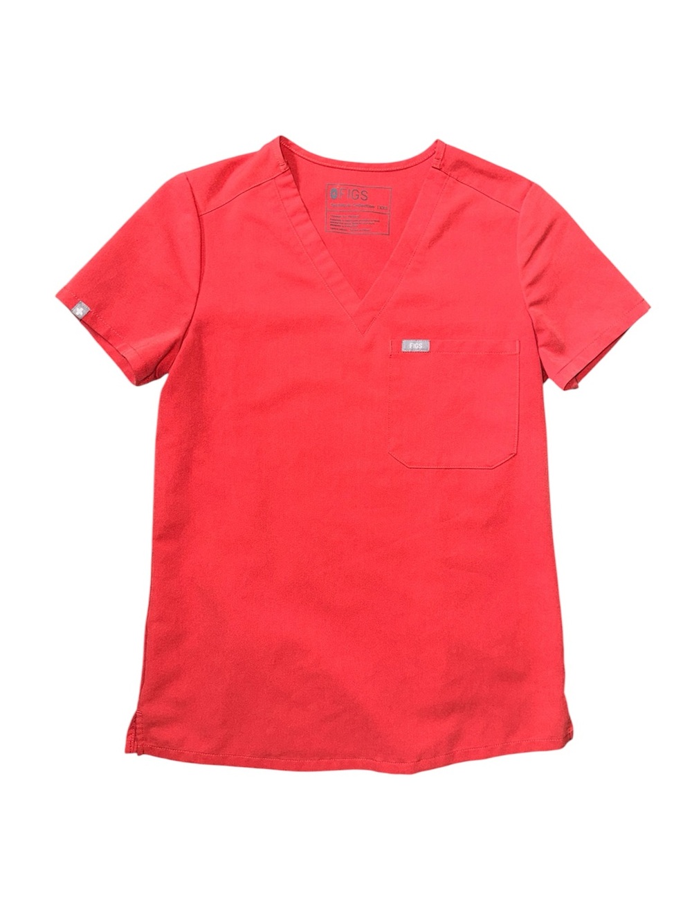 Figs Catarina Clay V-Neck Short Sleeve Scrub Top XXS